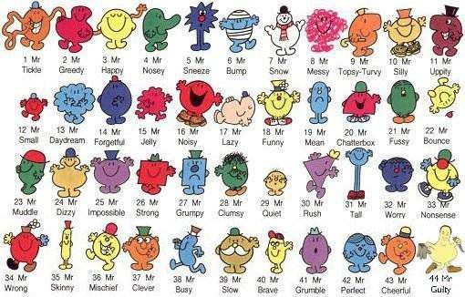 Characters: Mr. Men | Image | BoardGameGeek