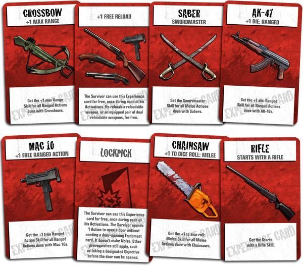 Season 3 Kickstarter Exclusive 110 Experience Cards Deck new Zombicide Game 