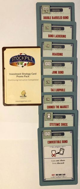 Stockpile: Investment Strategy Card Promo Pack | Board Game | BoardGameGeek