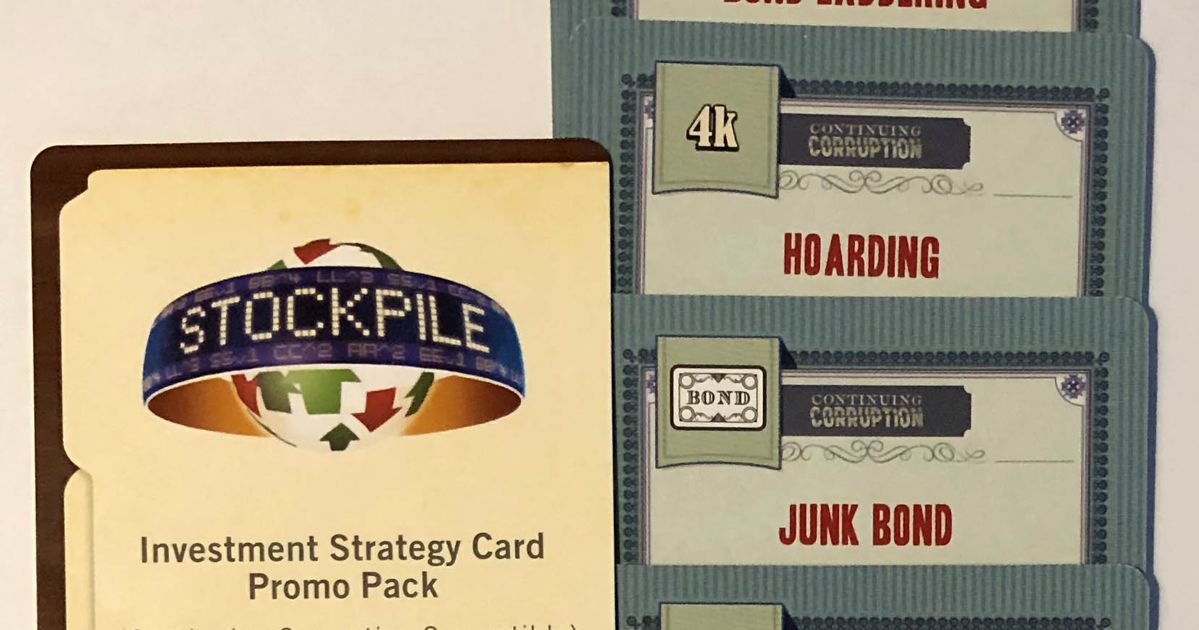 Stockpile: Investment Strategy Card Promo Pack | Board Game | BoardGameGeek