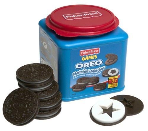 Details about   FISHER PRICE FOOD MATCHIN MATCHING MIDDLES MEMORY OREO COOKIE ● CIRCLE FROSTING 