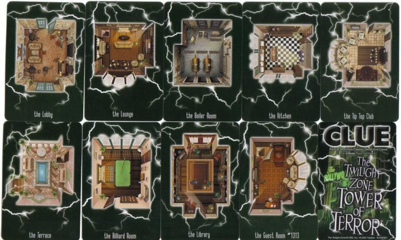 clue room cards