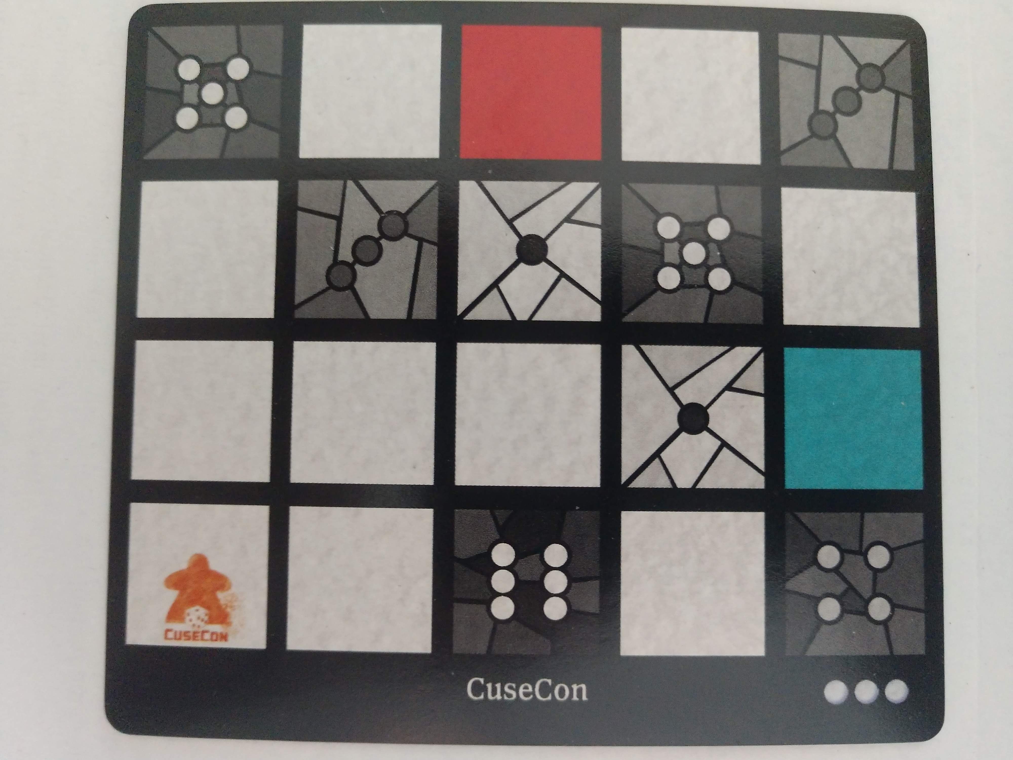 Sagrada: Promo 16 – CuseCon 2021 Window Pattern Card