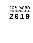 RPG Item: 200 Word RPG Challenge 2019