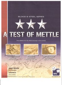 A Test of Mettle: Three Battles of the Lorraine Campaign, September 1944