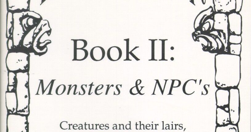 Book II: Monsters & NPC's | RPG Item | RPGGeek
