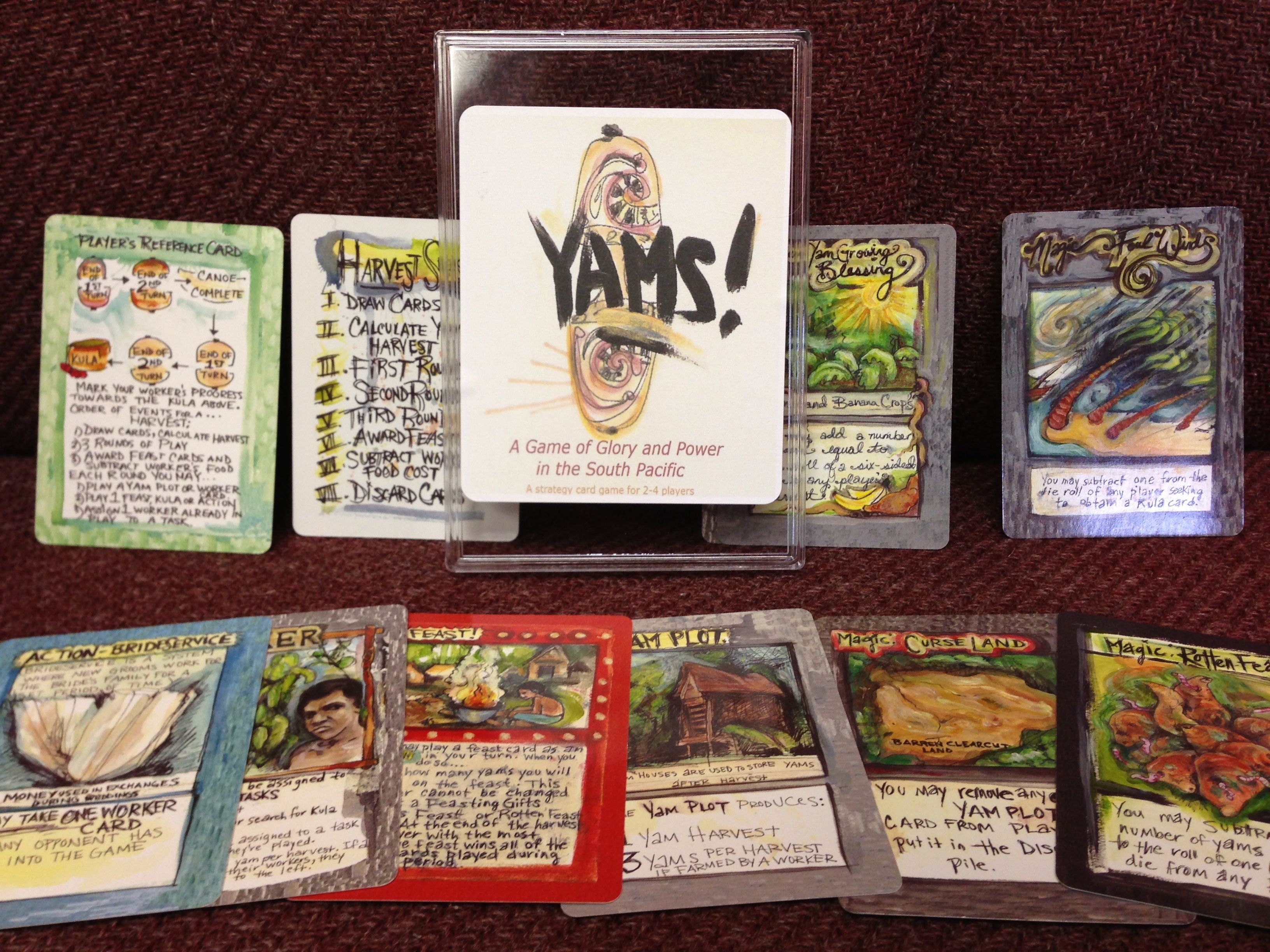 Yams! A Game of Power and Glory in the South Pacific box art