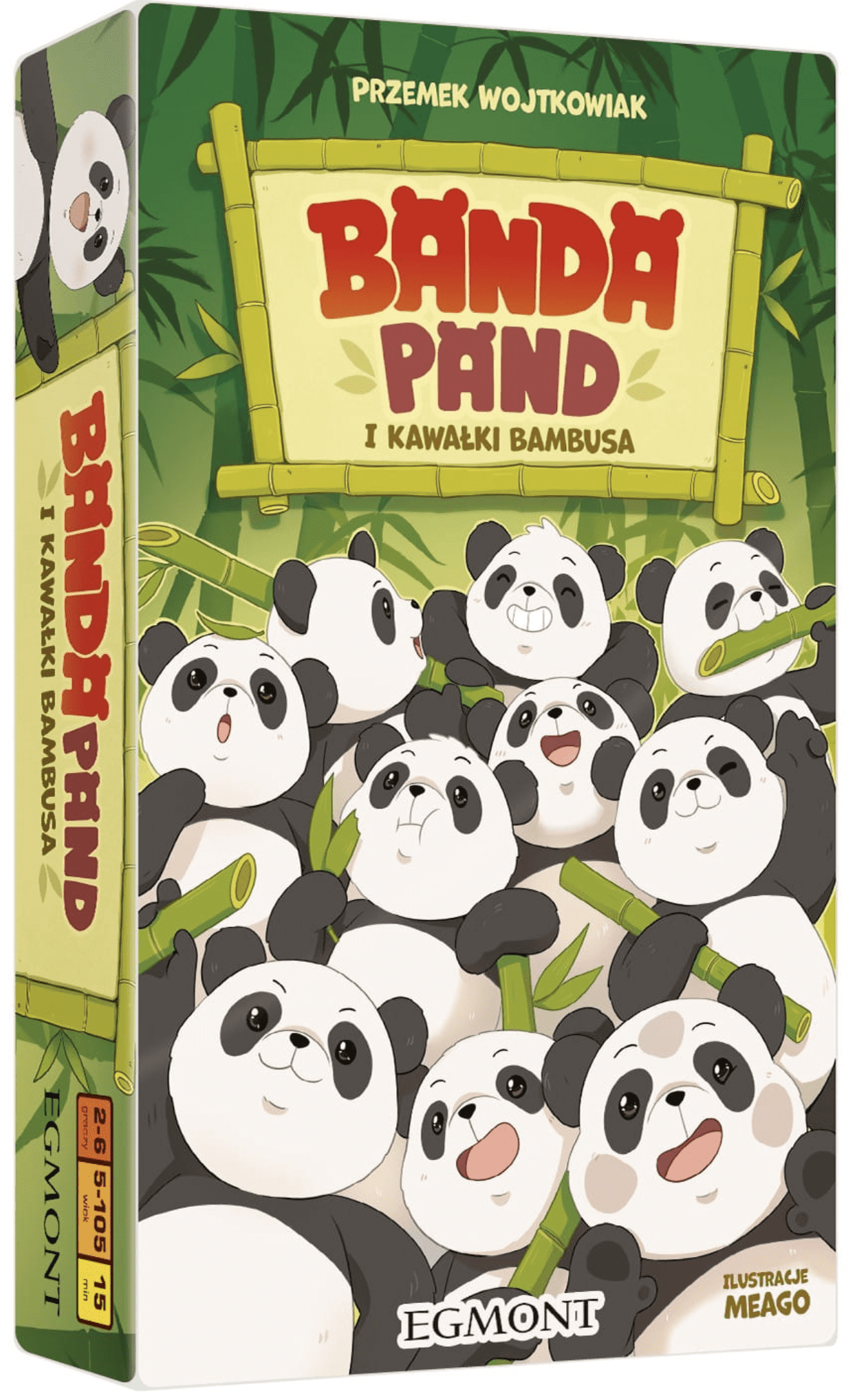 Banda pand i kawałki bambusa