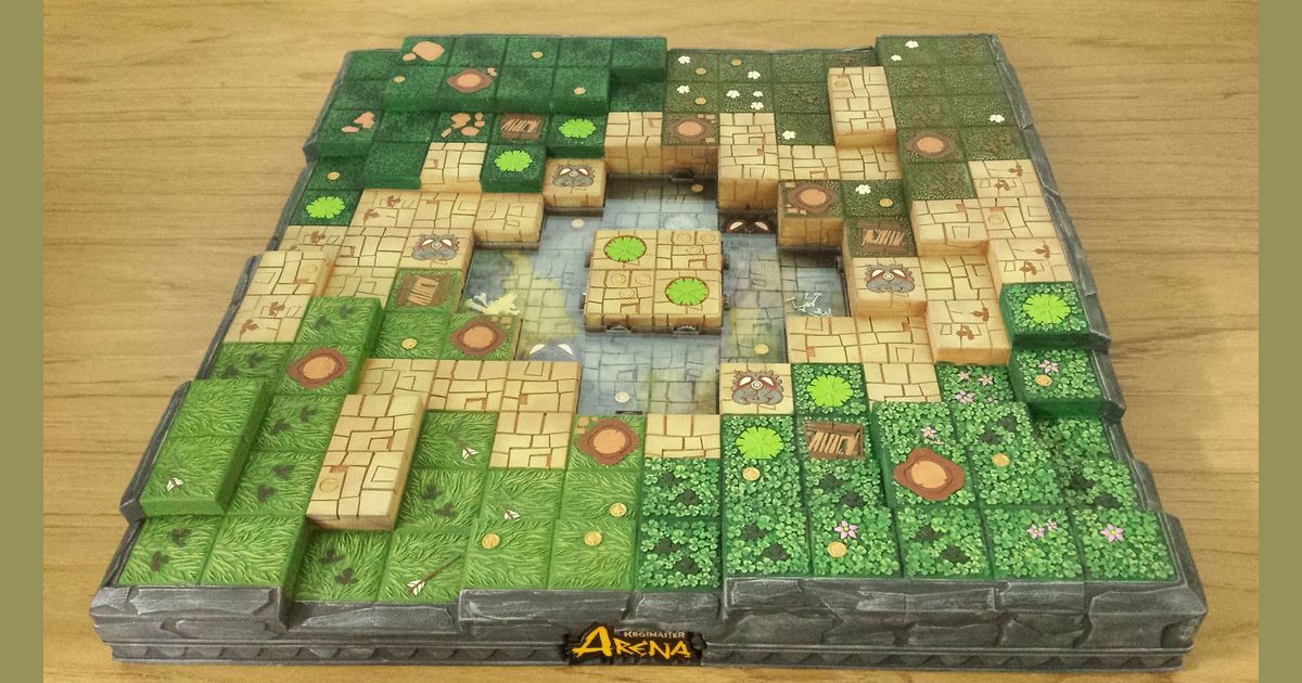 Krosmaster Arena Resin Board Board Game Accessory BoardGameGeek