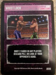 The Supershow: Wrist Lock Promo Card