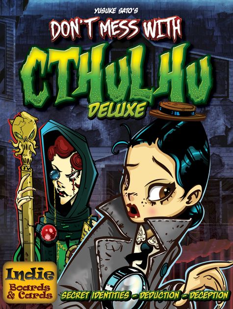 Deluxe Edition Dont Mess with Cthulhu Social Deduction Game 