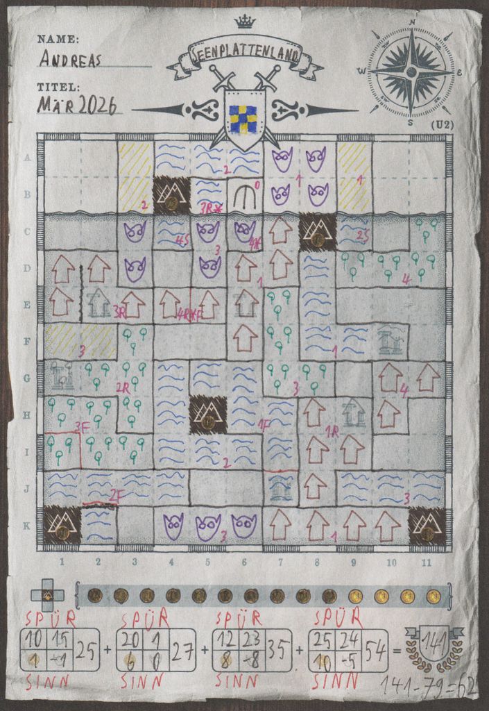 Cartographers Map Pack Solo Challenge #23 - March 2026 | Cartographers