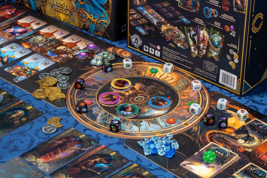 Game board: marketplace board and fame and power track