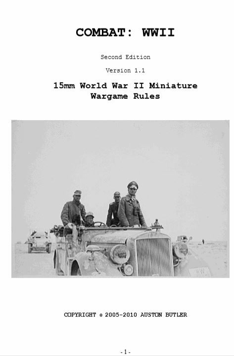 COMBAT: WWII