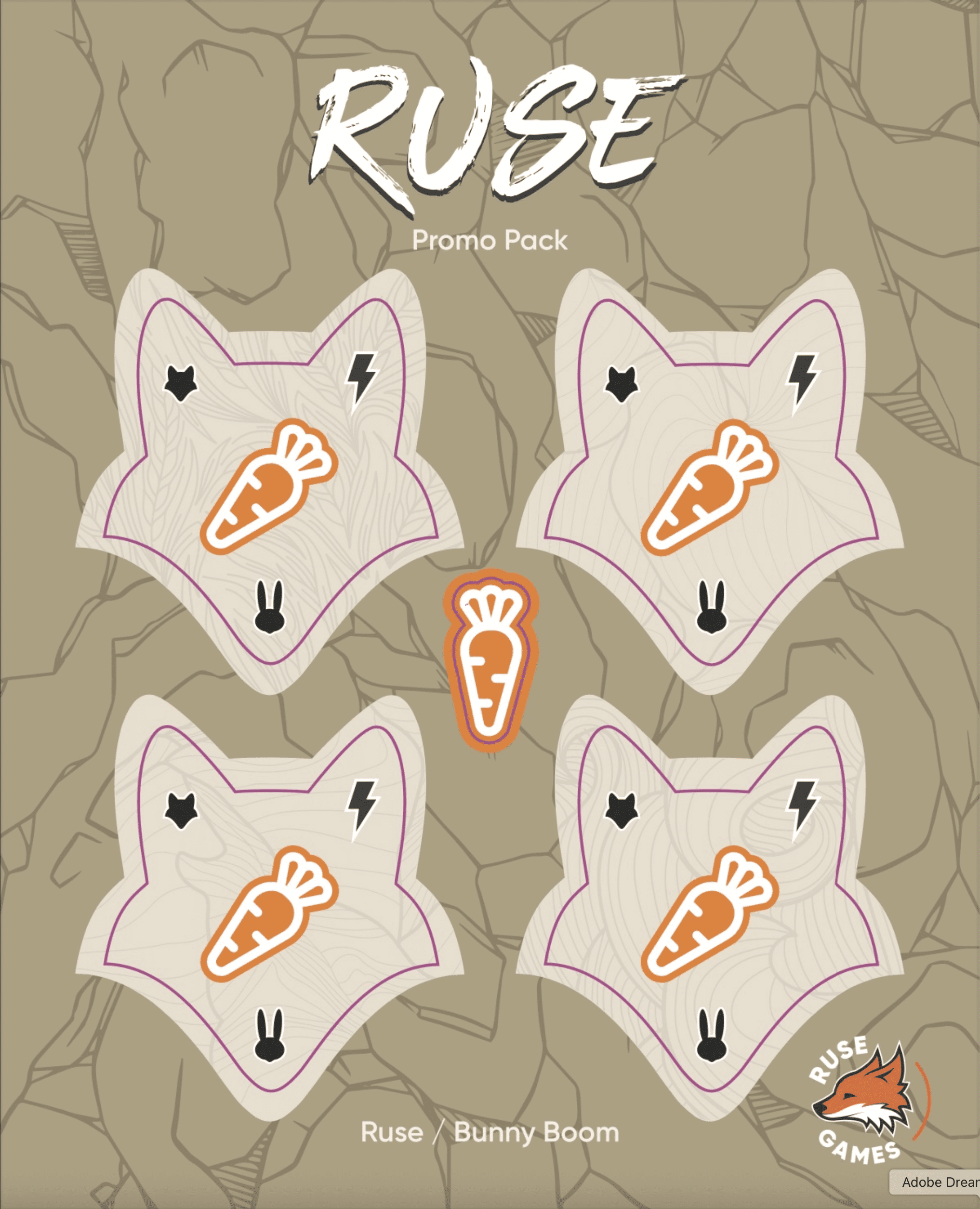 RUSE: Bunny Boom Promo Punch Board