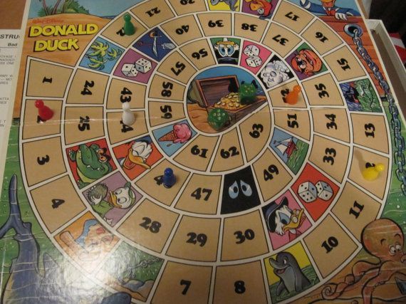 Walt Disney Donald Duck Game (Treasure Hunt)