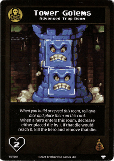 Super Boss Monster 2: Tower Golems Promo Card