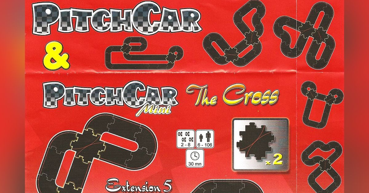 PitchCar Mini Extension 5 The Cross Board Game BoardGameGeek