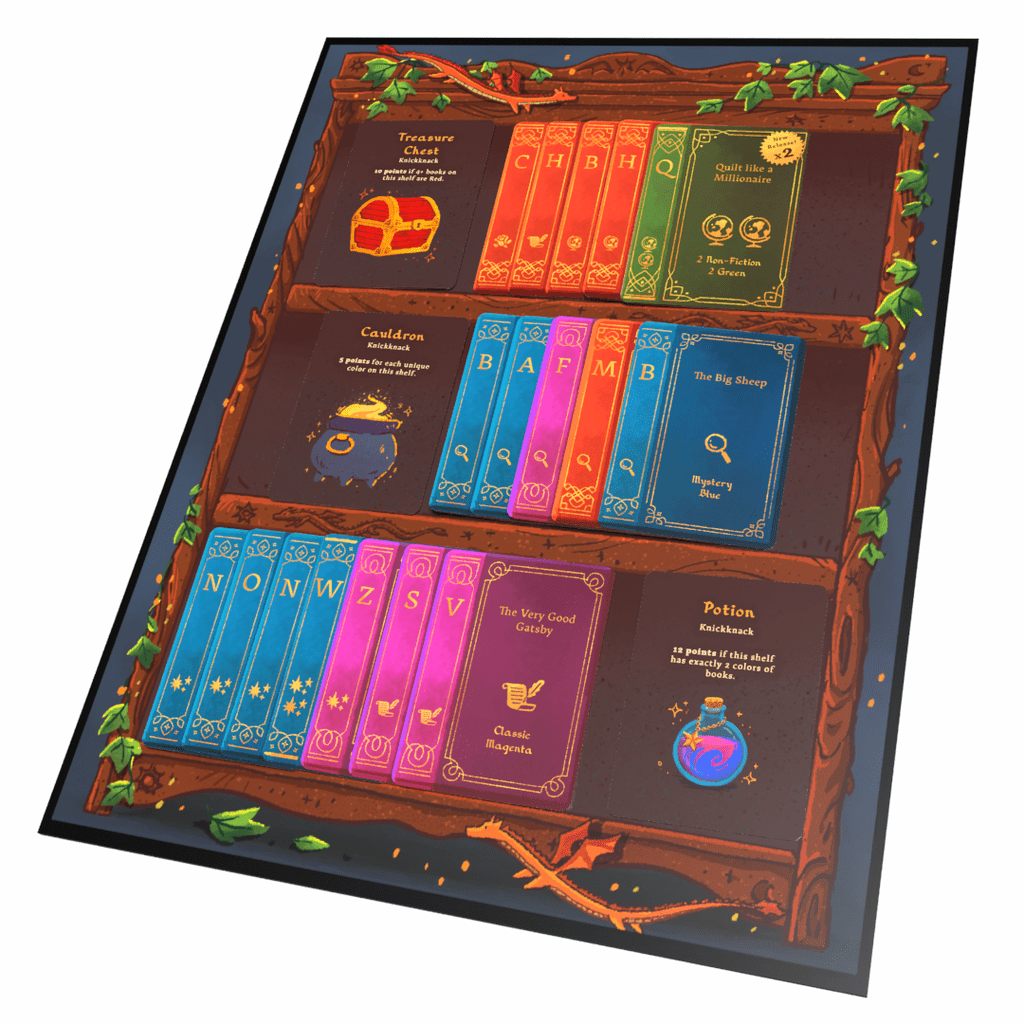 Illustration 8 de Bookwyrm: A Cozy Strategy Game of Beautiful Bookshelves