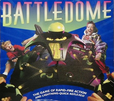 Vintage Battledome Game Replacement Parts Battle Dome Pieces Goal Cup Flippers 