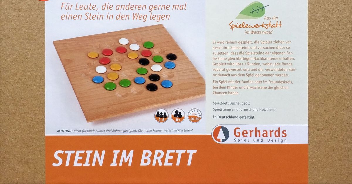 Ein Stein Im Brett Haben boardgamegeek.com