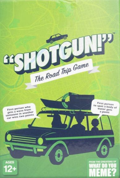 "SHOTGUN!": The Road Trip Game box art