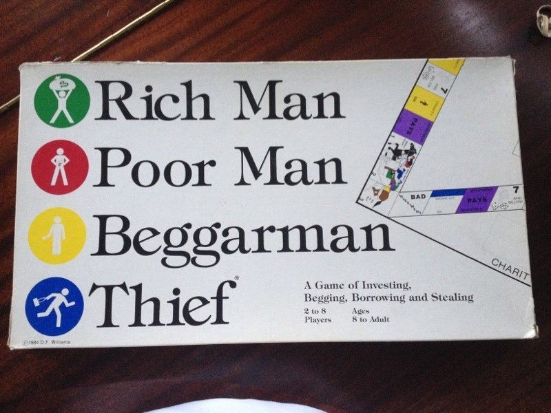 Rich Man Poor Man Beggarman Thief Board Game Boardgamegeek