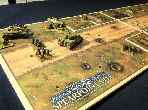 Board Game: Spearpoint 1943: Village and Defensive Line Map Expansion