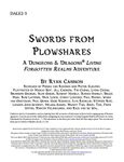 RPG Item: DALE2-3: Swords from Plowshares