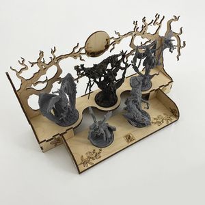 Etherfields: The GiftForge Miniatures display