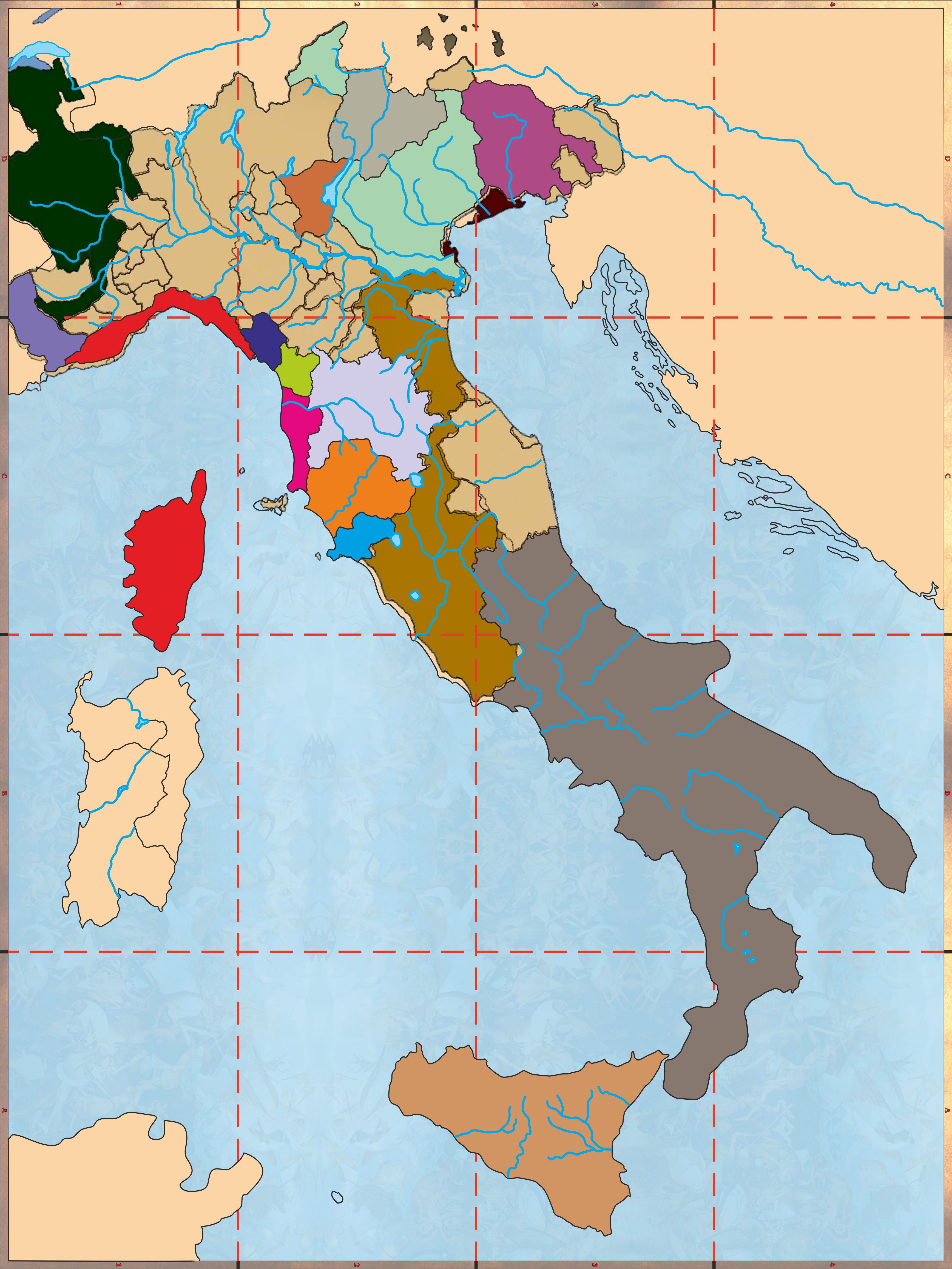 Prototype: working on italian modular map | Medioevo Universale