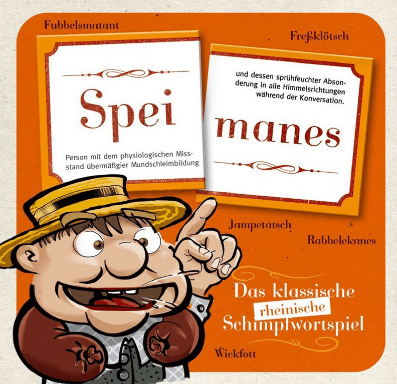 Speimanes: Das klassische rheinische Schimpfwortspiel