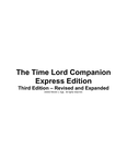 RPG Item: The Time Lord Companion Express Edition (Third Edition)