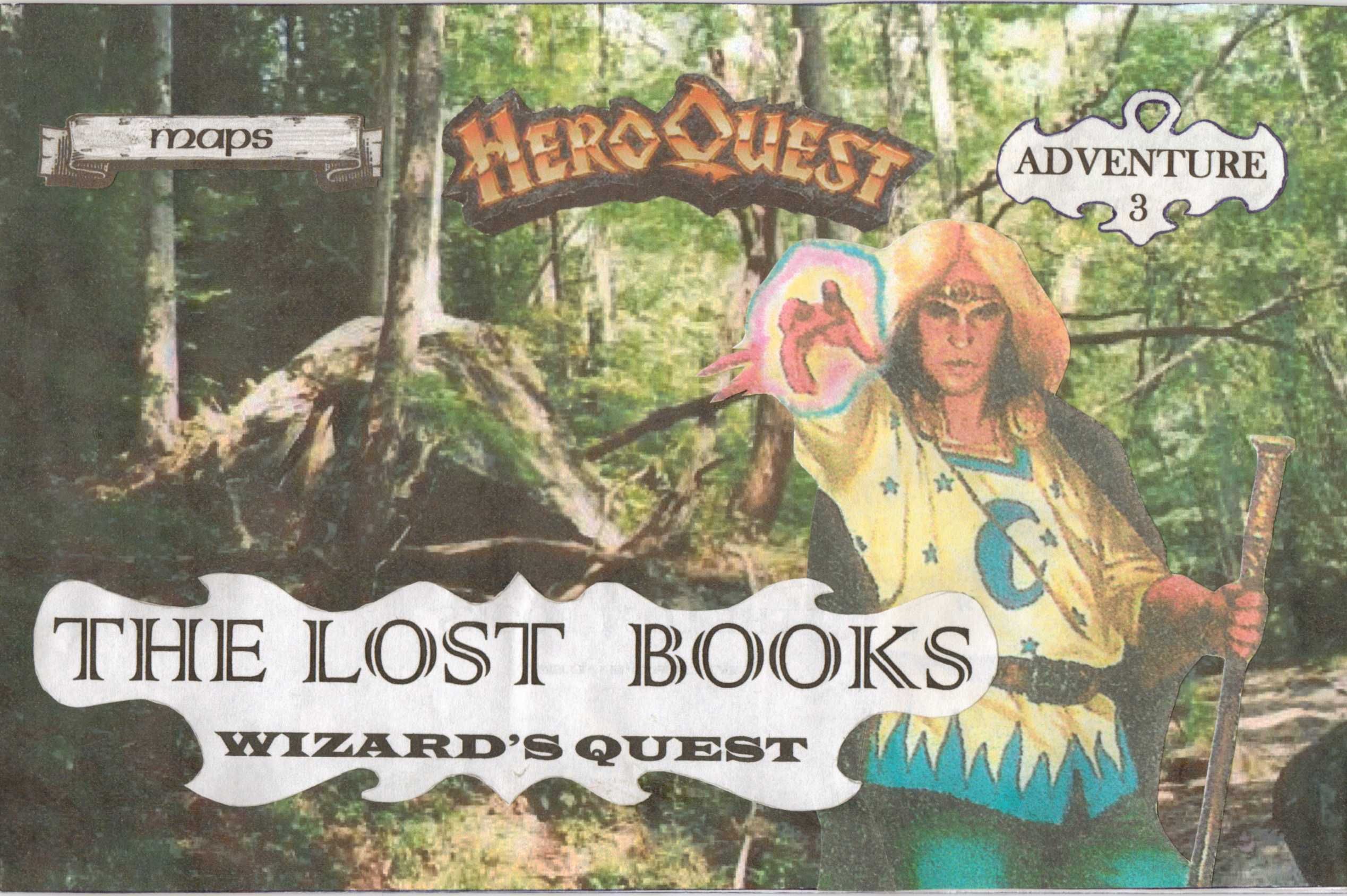 Adventure 3: The Lost Books (fan expansion for HeroQuest) box art
