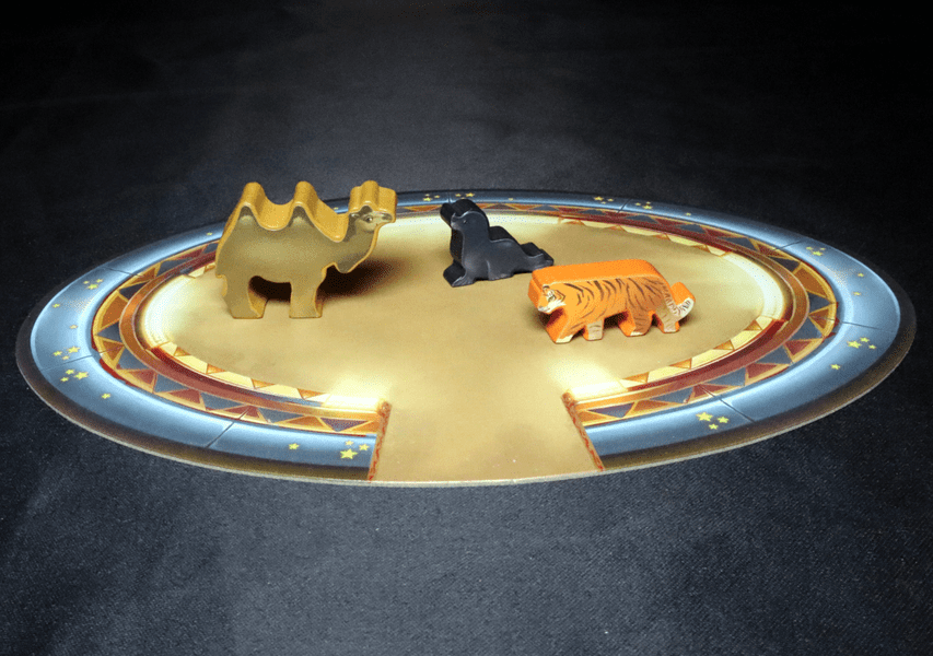 Meeple Circus Wild animal & Aerial show stickers for base game animals