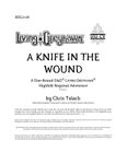 RPG Item: HIG2-08: A Knife in the Wound