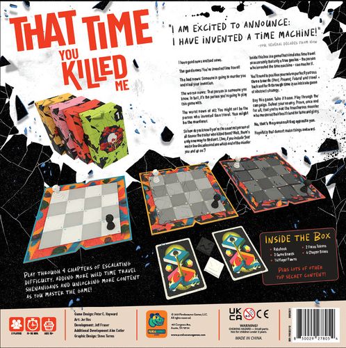 Board Game: That Time You Killed Me