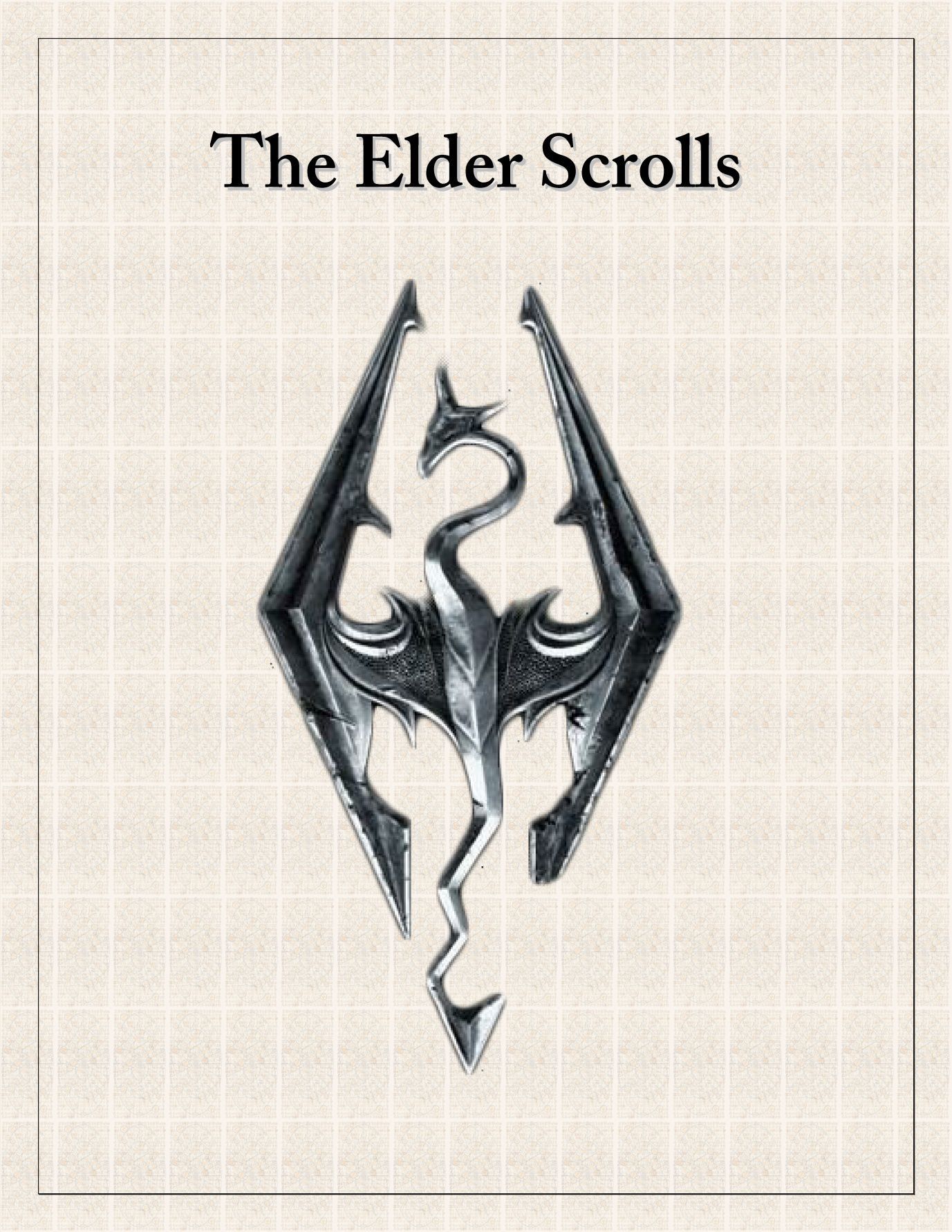 The Elder Scrolls d6 box art