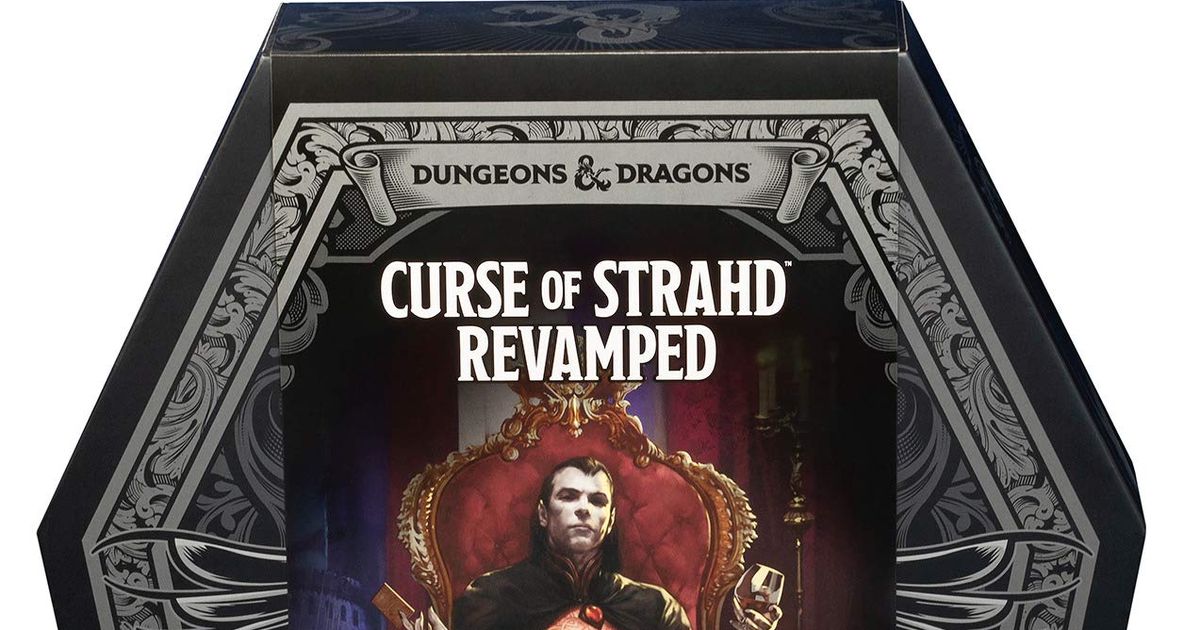 Dungeons & Dragons 5E: Curse of Strahd Revamped Box Set with Dice