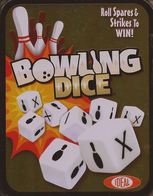 2 Players Ages 8 Bowling Dice Game 1 Set Cardinal Brand for sale online 