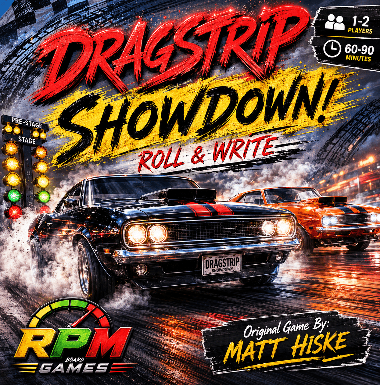 Dragstrip Showdown: Roll & Write Drag Racing