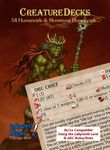 RPG Item: Creature Decks: 54 Humanoids & Monstrous Humanoids (0e/1e)