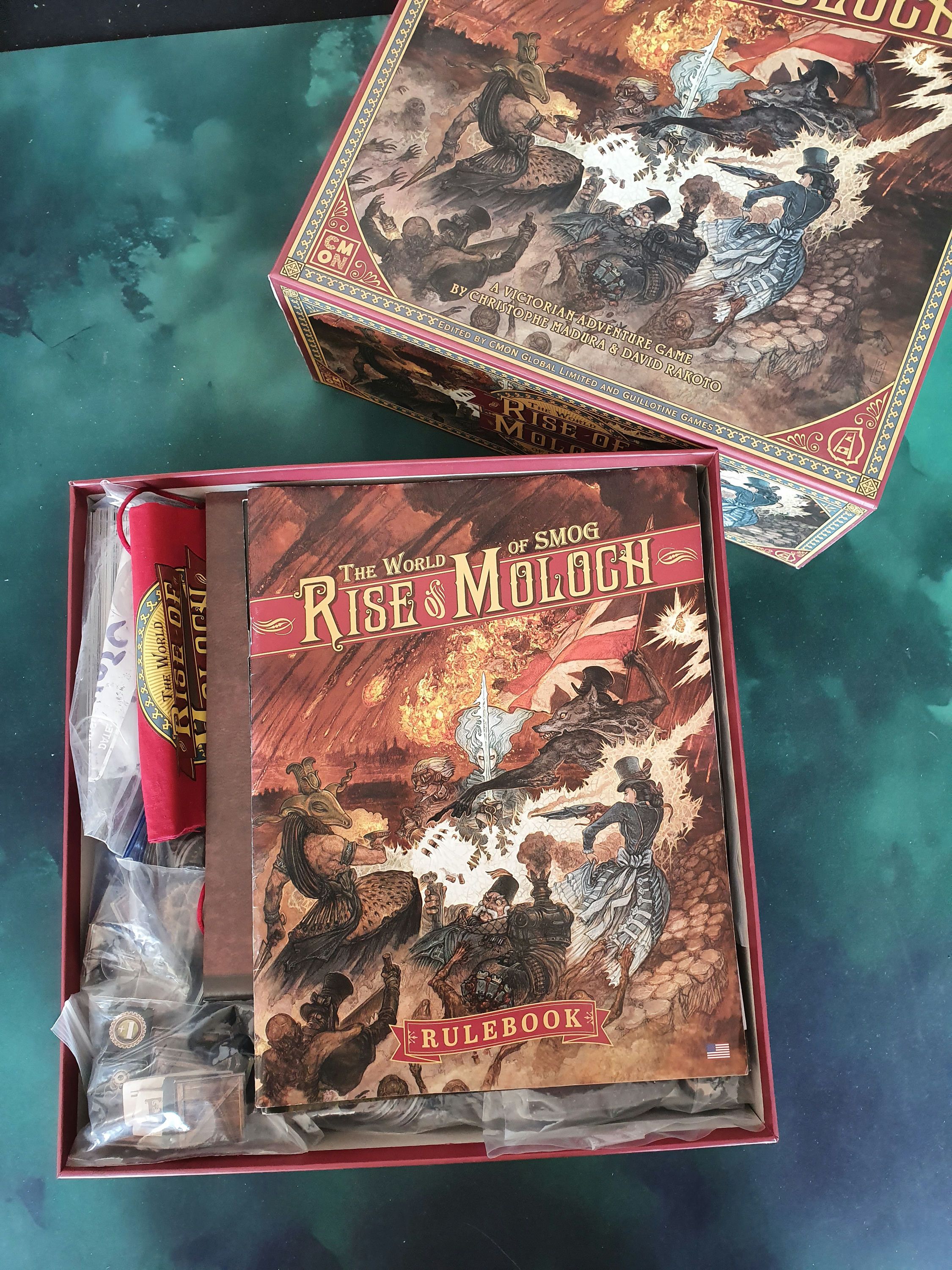 Tokens Of The Embassy Expansion Pour World Of Smog: Rise Of Moloch - Occasion, Marque CMON