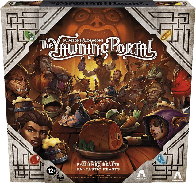 A photo of the front of the board game box