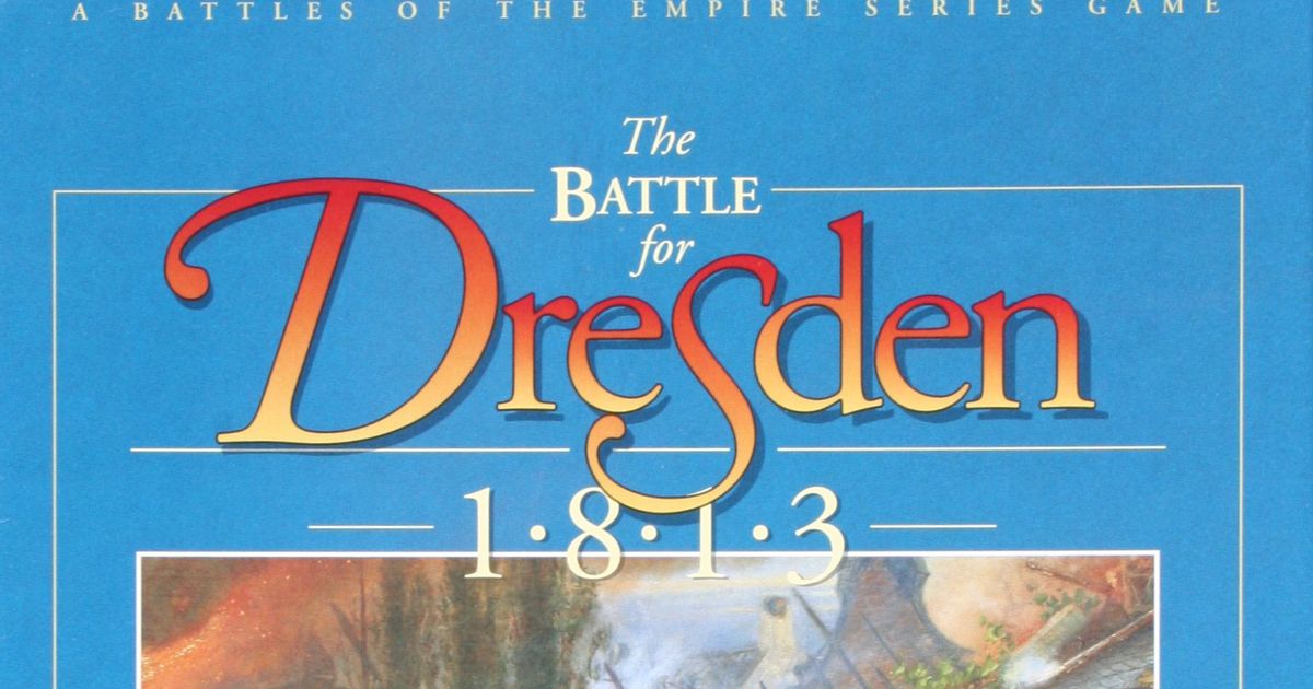 【冬バーゲン★特別送料無料！】 The Battle for Dresden 1813 | Board Game | BoardGameGeek ウォーゲーム