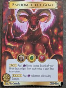 Kamigami Battles: Baphomet, the Goat Promo Card