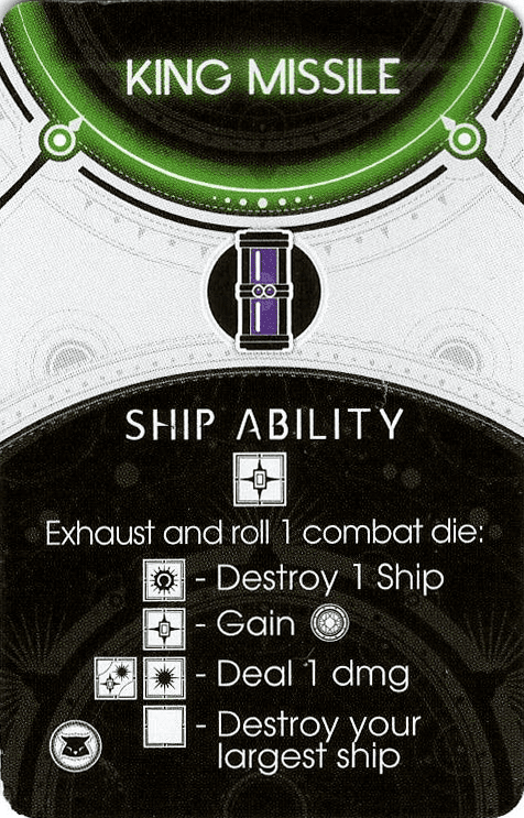 Last Light: King Missile Promo Card
