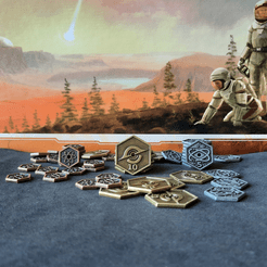 Terraforming Mars: Tokens Garden Metal Coins