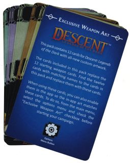 Descent: Legends of the Dark – Exclusive Weapon  Art Cards