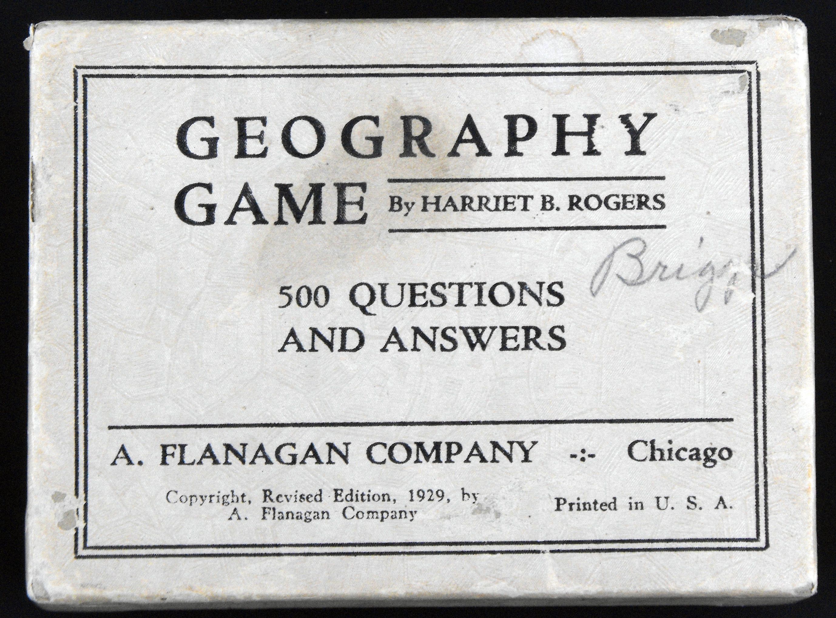 Geography Game